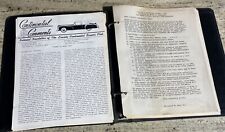 RARE 1953 Lincoln Continental Owners Club Original Founders Papers, Bulletin ETC picture