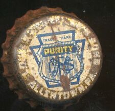 Neuweiler's Purity Beer Cork Lined Bottle Cap Crown Allentown PA Tax Stamp 1930s picture