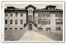 Paynesville Minnesota RPPC Photo Postcard School Exterior Building c1940 Antique picture