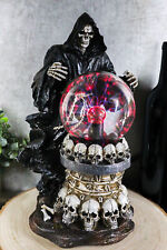 Ebros Gothic Alchemy Day of The Dead Grim Reaper Death Electric Plasma Ball Lamp picture