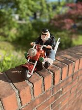 Rare Vintage Santa Claus Riding A Harley Battery Operated/ Does Not Work picture