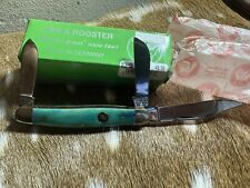 Hen And Rooster 313 CB Stockman Solingen Germany Stag Knife  NIB  Hand made picture