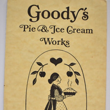 Vintage 1980s Goody's Pie Shop Ice Cream Works Restaurant Menu St Louis Missouri picture