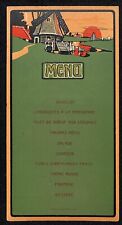 c1930's French Menu Card - Theyer & Hardtmuth, Wein Printer - Scarce picture