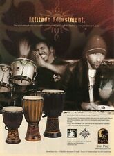 2004 Print Ad Toca Bongos African & Synergy Djembes w Sully Erna, Shannon Larkin picture