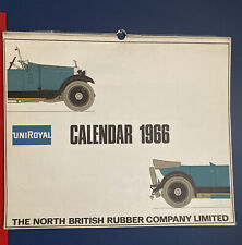 Uniroyal tyres 1966 Calendar vintage by Hugh Evelyn Tires Prop not Pirelli picture