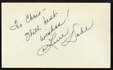 Arlene Dahl d2021 signed autograph 3x5 Cut American Actress Hollywood Cinema Era picture