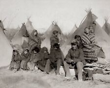 1891 Survivors of WOUNDED KNEE MASSACRE Photo (217-L) picture