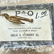 PARLIN & ORENDORFF PLOW PIN AND BUSINESS CARD HORSE DRAWN ONE BOTTOM PLOW picture