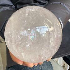 3.74LB Natural white crystal ball polished and healed 1700g picture
