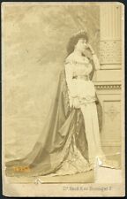 Marie GEISTINGER austrian actress in amazing costume, antique CDV, 1860's Budape picture