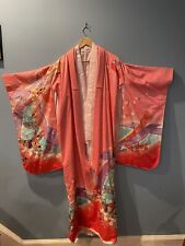 Vintage Silk Japanese Kimono With Underobe  picture
