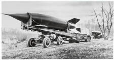 Towed tail first through wooded terrain this Russian rocket rid- 1962 Old Photo picture