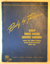 1941-1942 body by fisher body sheet metal service manual 1946 edition 27 pages picture