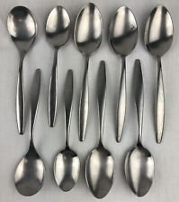 Vintage Gorham Americraft Stainless Flatware 9 Spoon Lot Teaspoon Soup Place  picture