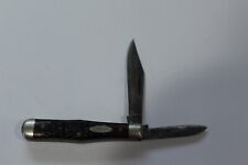 Vintage Case XX USA Folding Pocketknife 2 Blade 5 Dot #25-1/2 Stag Handle  picture