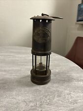 E. Thomas & Williams Ltd. Cambrian Makers Aberdale Wales Miners Brass Oil Lamp picture
