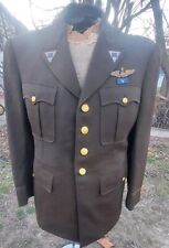WWII AAF US Tech Rep Uniform W/ Wings Insignia 42r Jacket Ribbon Bar. 1942 Dated picture