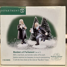Dept 56 Dickens Village Members Of Parliament 2 Pc Set Barrister 58415 1998 NEW picture