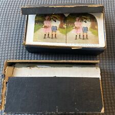 Two Sets Of Antique Stereoviews-In As Is Boxes picture