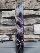 Chevron Amethyst Tower Dream Large Big Huge Tall Crystal Chakra Gemstone Point picture