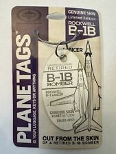 MotoArt Planetags Rockwell B-1B Lancer White Plane tag First Edition #357/1000 picture