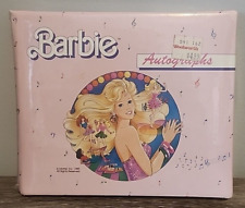 Vintage 1989 Barbie Autograph book by Mattel Factory Sealed Read Description picture