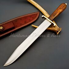 Custom Made Hand Forged Randall THORP BOWIE 13'' Replica with Leather Sheath picture
