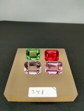 Andara Crystal Square Cutting 25mm 4pc in 4 color (348) picture