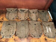 WWII US M1943 Folding Shovel E-Tool Cover Pouch Lot Of 8 picture