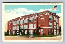 Cherokee IA-Iowa, High School, Antique, Vintage c1929 Souvenir Postcard picture