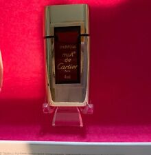 VINTAGE MUST de CARTIER 4ml MINI PERFUME GOLD FLACON Read Marked Not For Sale picture
