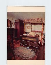 Postcard Colonial Bedroom, Merritt Museum Of Early Americana, Douglassville, PA picture