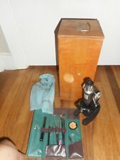 Vintage MARX XII Model 5002 100x-500x SCOPE STUDENT MICROSCOPE in CASE picture