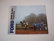 Ford 1110 1210 1310 1510 1710 1910 Compact Tractor Color Brochure 28 pg MINT '83 picture