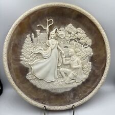 1981 Incolay carved Cameo Plate 