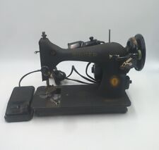 1950 Vintage Antique Old Singer Model 128 Black Sewing Machine Parts Repair  picture