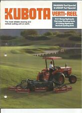 Original Kubota M4030SU L3250F Turf Special Tractors & Verti-Reel Sales Brochure picture