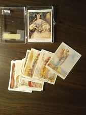 1934 John Player And Sons Famous Beauties Complete Set Of 25 picture