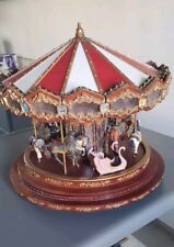 Mr. Christmas Marquee Deluxe Carousel 40 Songs Holiday Xmas LED Light  picture