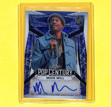2023 Leaf Pop Century Meek Mill 3/5 Blue Auto Autograph Card Rapper picture