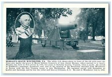 c1940's Morgan's Grave Portrait Winchester Virginia VA Triangle Kard Postcard picture
