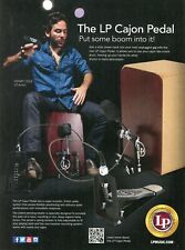 2015 Print Ad of LP Latin Percussion Cajon Drum Pedal w Henry Cole picture