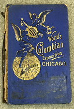 1893 Worlds Colombian Exposition Chicago World Fair Foldout View Book picture