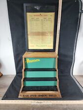 Antique Henry L. Hansen Drills/Bits Store Display Case/Box Worcester, Ma. picture