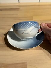 Vintage Bing and Grondahl Seagull Teacup and Saucer #473 Copenhagen Denmark picture
