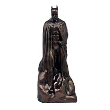 3 D Print Batman Memorial 4 x 10 inches figure Dark Knight black and bronze acy picture
