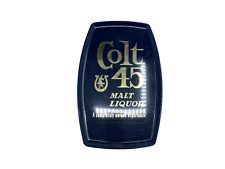 VINTAGE Colt 45 Malt Liquor Barware Serving Tray Wall Sign Plaque 9 x 14 Inches picture