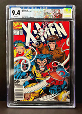 X-MEN #4 CGC 9.4 Jim Lee Custom Label Newsstand Variant 1st Omega Red 1992 picture