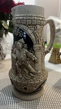 Vintage German Beer Stein Not Lid Authentic Hand Painted picture